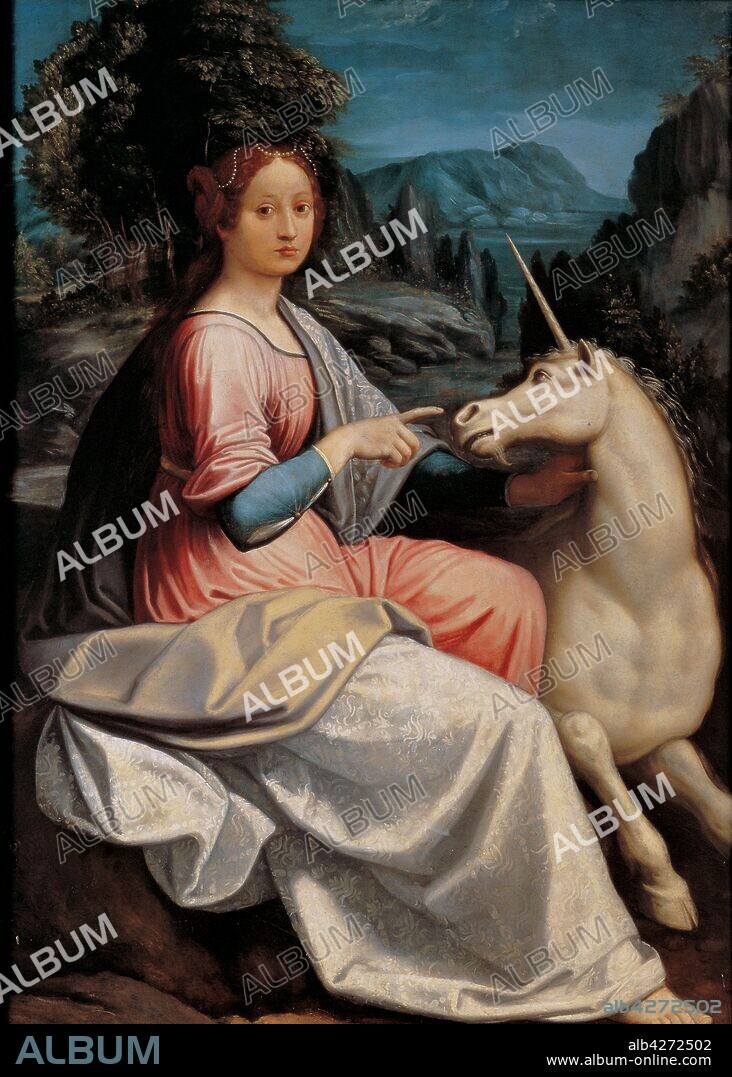 LUCA LONGHI. Lady and the Unicorn.