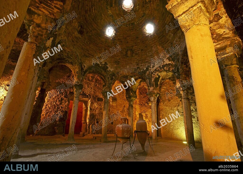 Banys Àrabs (baños arabes),s.X.Centro historico.Palma.Mallorca.Baleares.España.