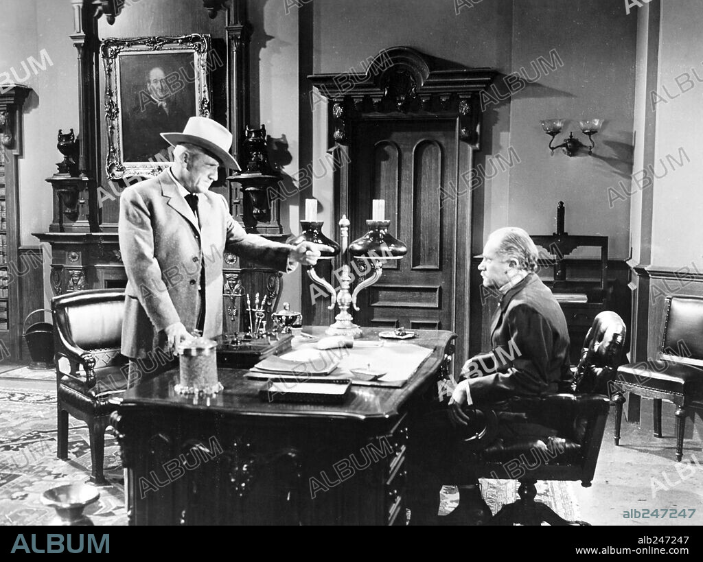 SPENCER TRACY in BROKEN LANCE, 1954, directed by EDWARD DMYTRYK. Copyright 20TH CENTURY FOX.