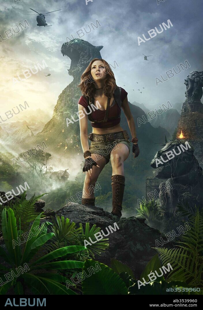 KAREN GILLAN dans JUMANJI: WELCOME TO THE JUNGLE, 2017, réalisé par JAKE KASDAN. Copyright SONY PICTURES ENTERTAINMENT.