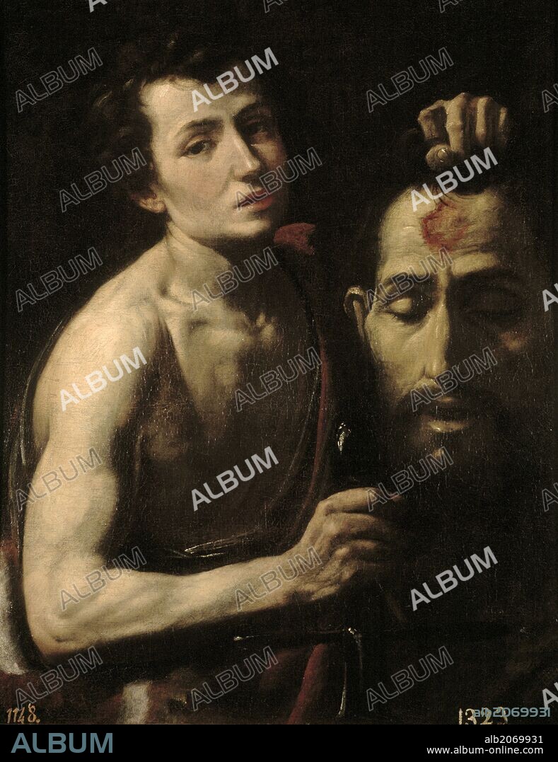 Tanzio da Varallo / 'David con la cabeza de Goliat', Primer tercio del siglo XVII, Escuela Italiana, Lienzo, 75 cm x 60 cm, P00567.