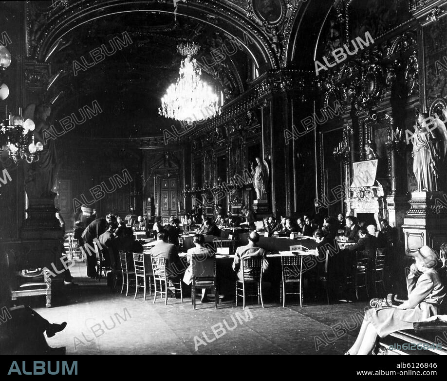 Pariser Friedenskonferenz 1946.
