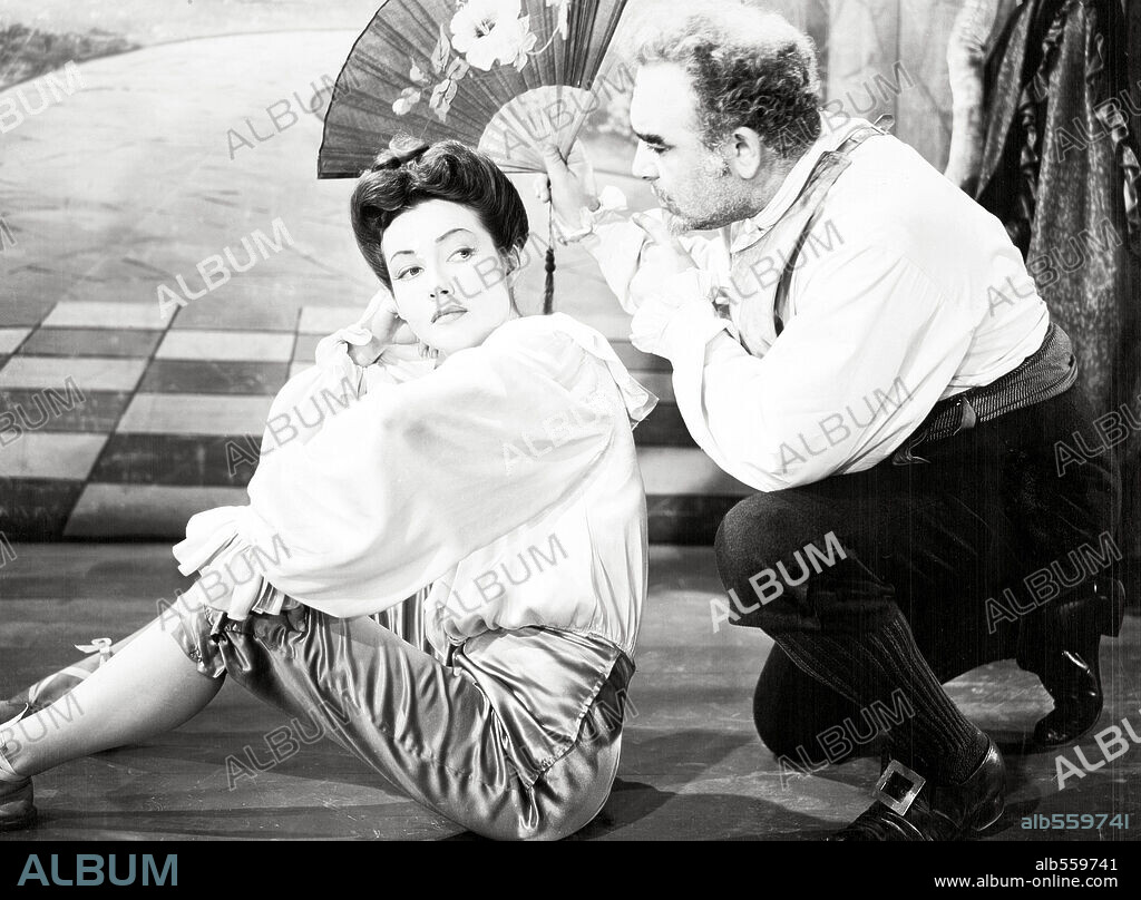 LYNN BARI in THE BRIDGE OF SAN LUIS REY, 1944, directed by ROWLAND V. LEE. Copyright UNITED ARTISTS.