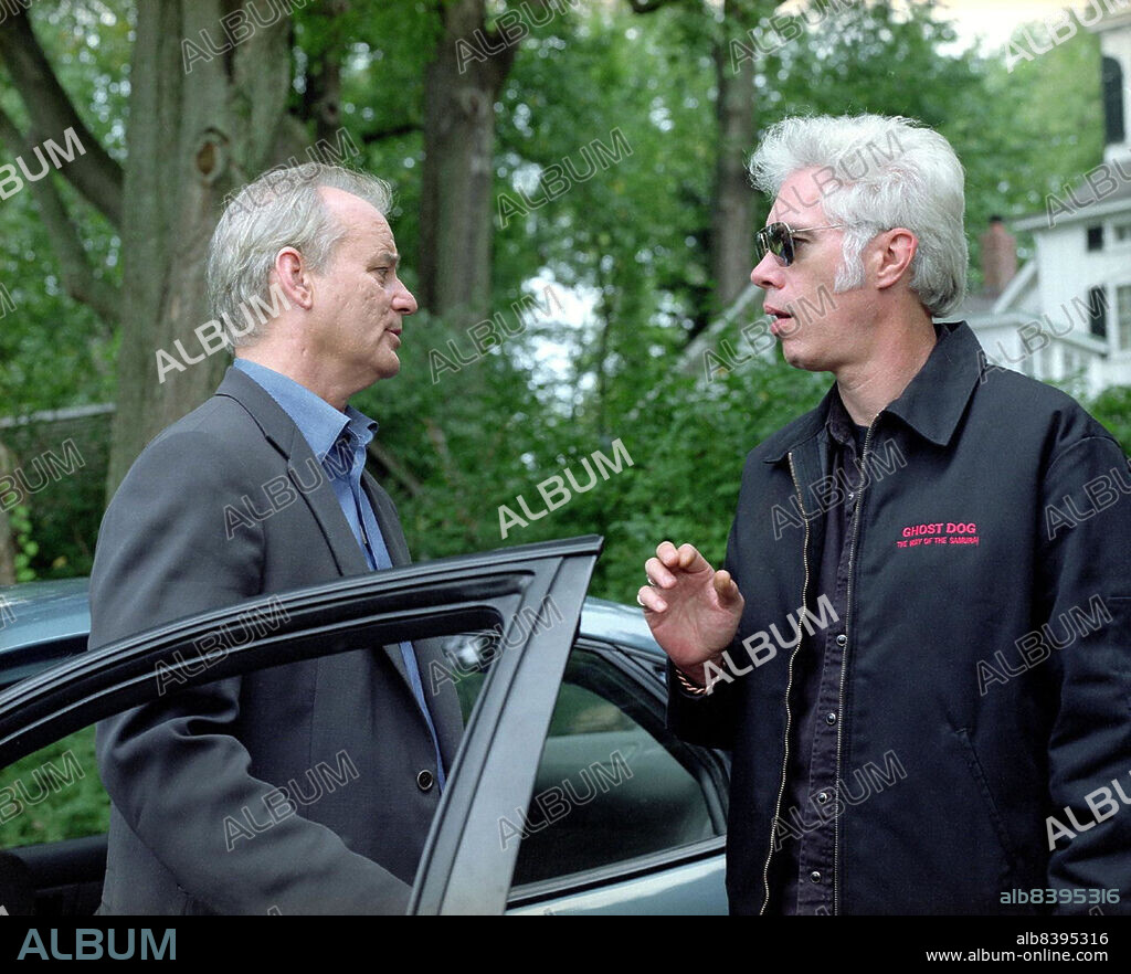 BILL MURRAY and JIM JARMUSCH in BROKEN FLOWERS, 2005, directed by JIM JARMUSCH. Copyright FOCUS FEATURES.