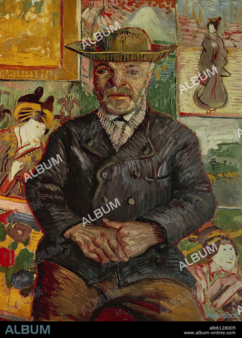 VICENT VAN GOGH (1853-1890). RETRATO DE PERE TANGUY -1887/8- O/L - 65 x 51.