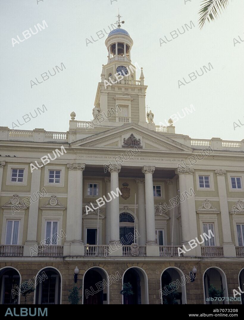 TORCUATO BENJUMEDA (1757-1836). FACHADA DEL AYUNTAMIENTO DE CADIZ.