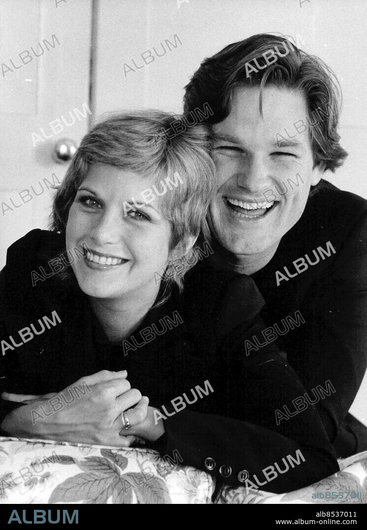 Stockholm 1979-05-08. Skådespelaren Kurt Russell på besök i Stockholm med sin hustru Season Hubley . Foto: Ragnhild Haarstad / SvD / TT / kod 12014.