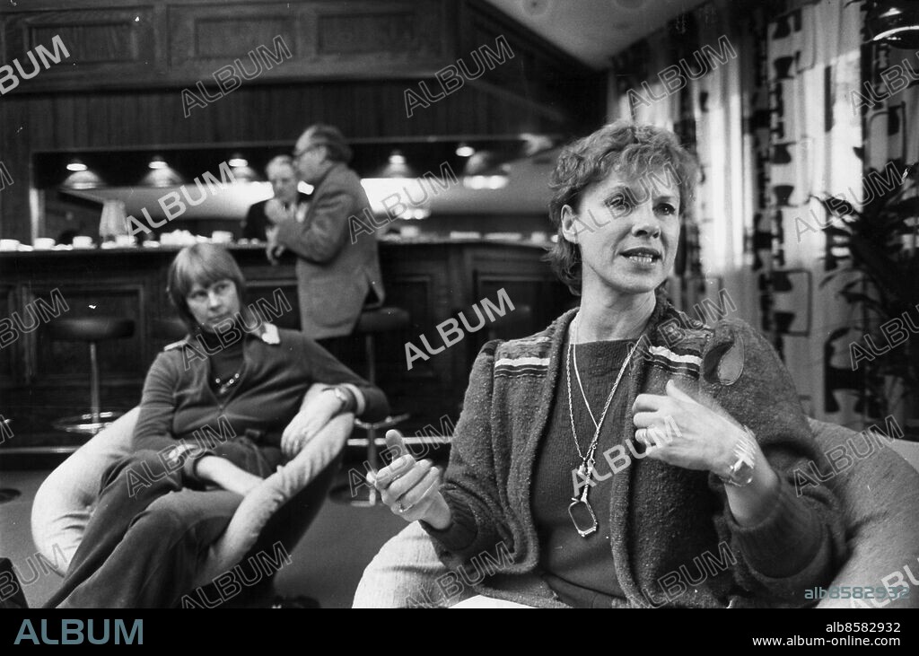 Göteborg 1983-03-11.. Skåd. Bibi Andersson.. Foto: Frank Palm/GP. ©Kamerareportage *** Local Caption *** GP. KAMERAREPORTAGE.