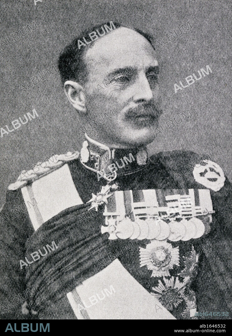 General Sir Ian Standish Monteith Hamilton 1853 to 1947. British commander of Mediterranean Expeditionary Force during Battle of Gallipoli. From The Great World War A History Volume III, published 1916.