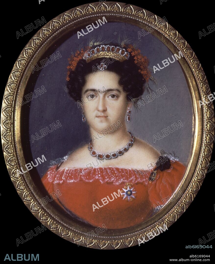 LUIS DE LA CRUZ Y RIOS. MARIA TERESA DE BRAGANZA - PRINCESA DE BEIRA -.