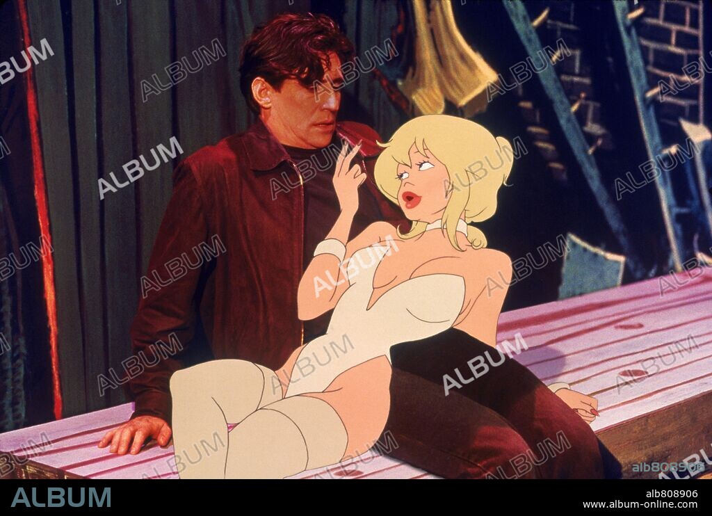 GABRIEL BYRNE und KIM BASINGER in COOL WORLD, 1992, unter der Regie von RALPH BAKSHI. Copyright PARAMOUNT PICTURES / MORTON, MERRICK.