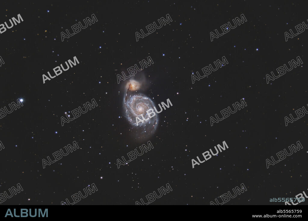 Whirlpool Galaxy Messier 51.