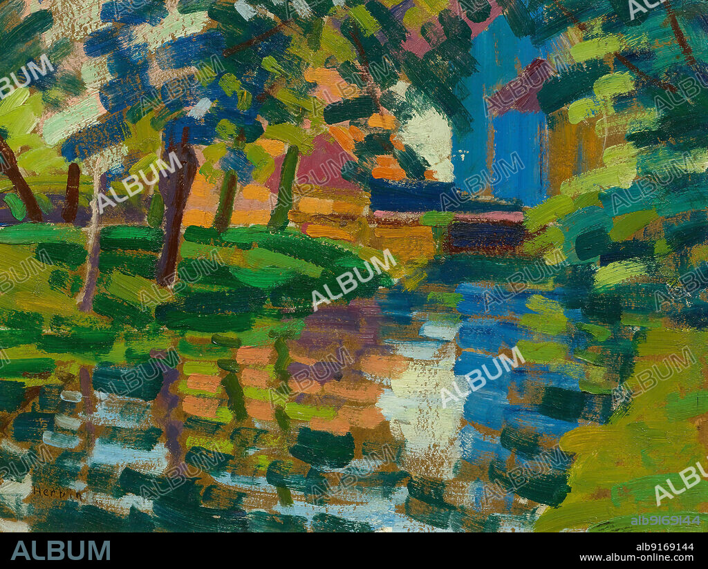 AUGUSTE HERBIN. Landscape.