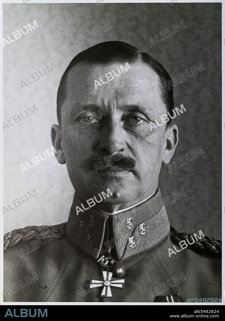 Portrait of Carl Gustaf Mannerheim.