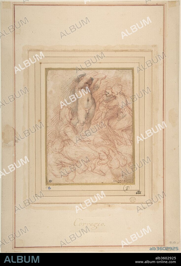 Standing Nude Child Surrounded by Women and Children. Artist: School of Correggio (Antonio Allegri) (Italian, Correggio, active by 1514-died 1534 Correggio). Dimensions: sheet: 7 11/16 x 5 7/8 in. (19.6 x 14.9 cm). Date: 1489-1534.