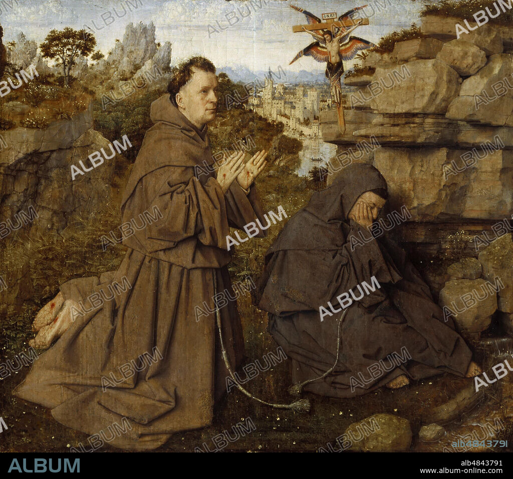 JAN VAN EYCK. Saint Francis of Assisi Receiving the Stigmata.
