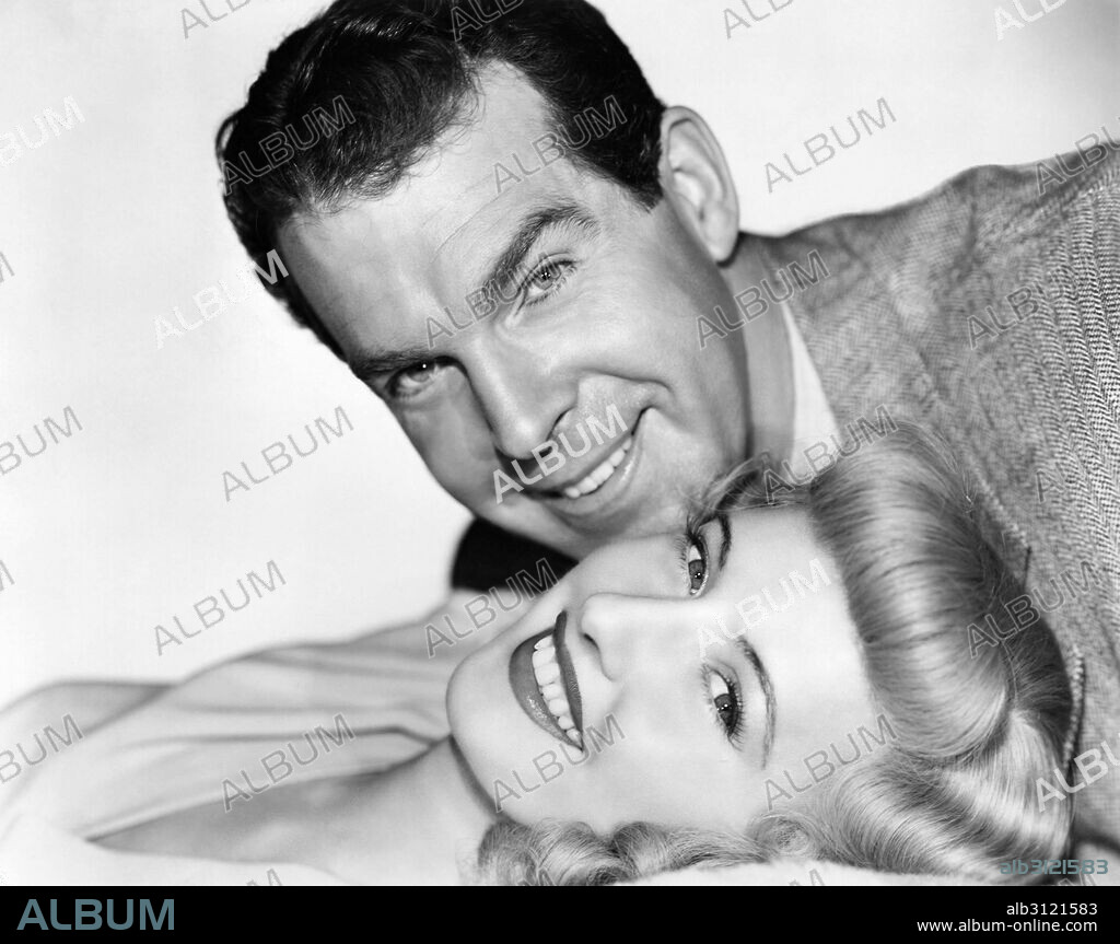 BARBARA STANWYCK und FRED MACMURRAY in DOUBLE INDEMNITY, 1944, unter der Regie von BILLY WILDER. Copyright PARAMOUNT PICTURES.