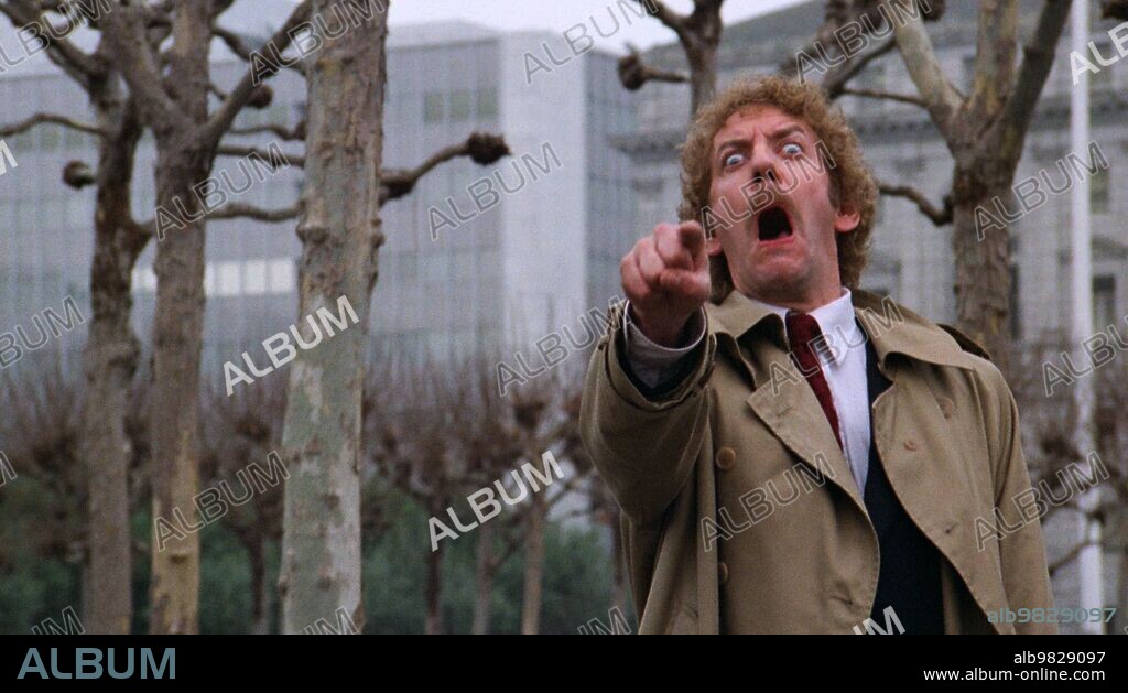 DONALD SUTHERLAND en LA INVASIÓN DE LOS ULTRACUERPOS, 1978 (INVASION OF THE BODY SNATCHERS), dirigida por PHILIP KAUFMAN. Copyright UNITED ARTISTS.
