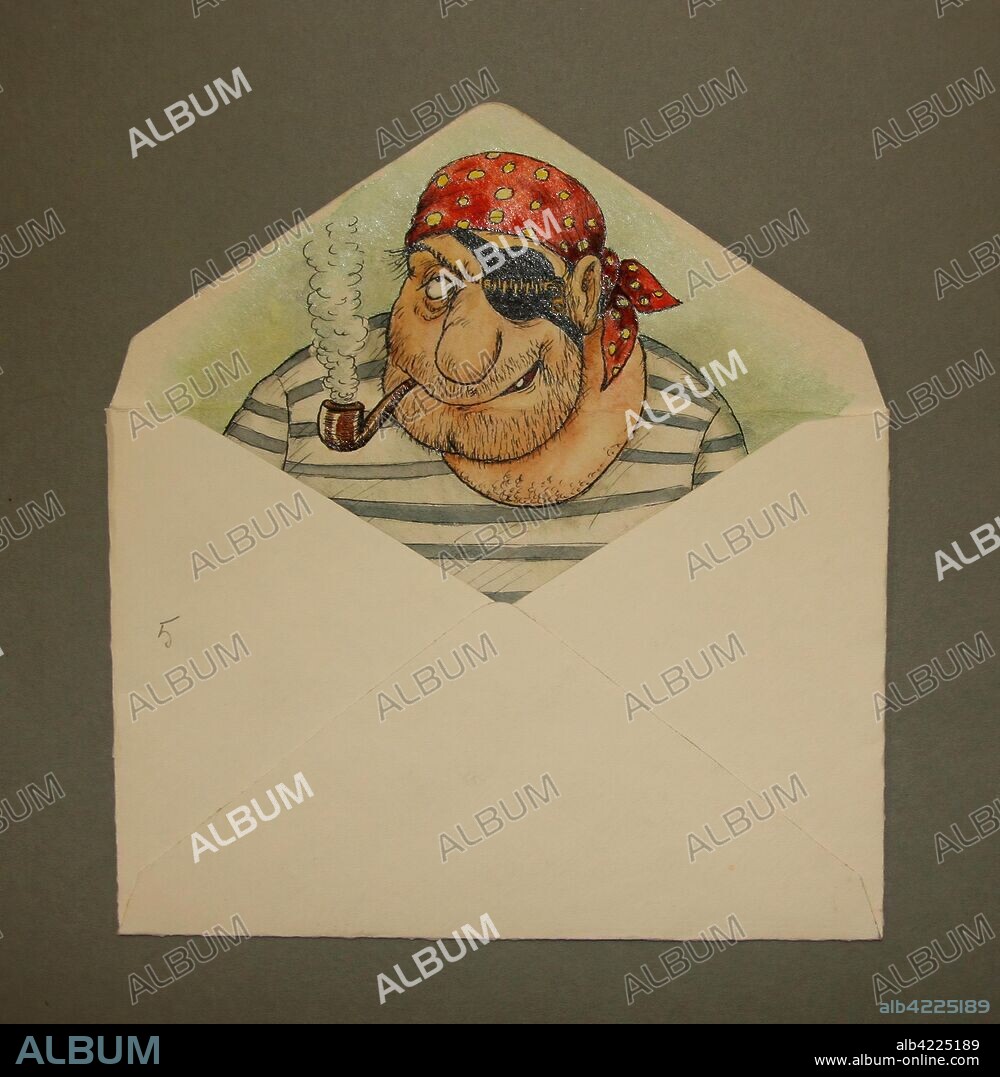 ALEXANDER PASHKOV. 'Untitled'. Collection of Georges Matcheret and Nadiya Volkonskaya. 1980-1990s. Dimensions: 189x175 mm.