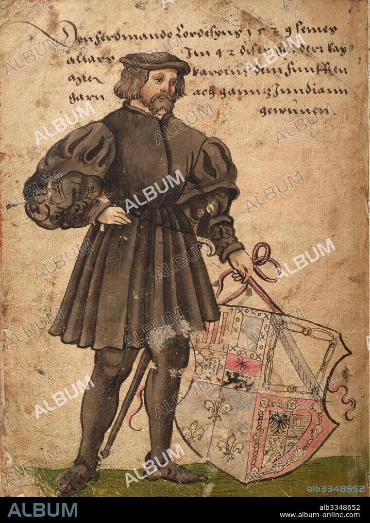 CHRISTOPH WEIDITZ. Ferdinand Cortez. From: "Trachtenbuch".