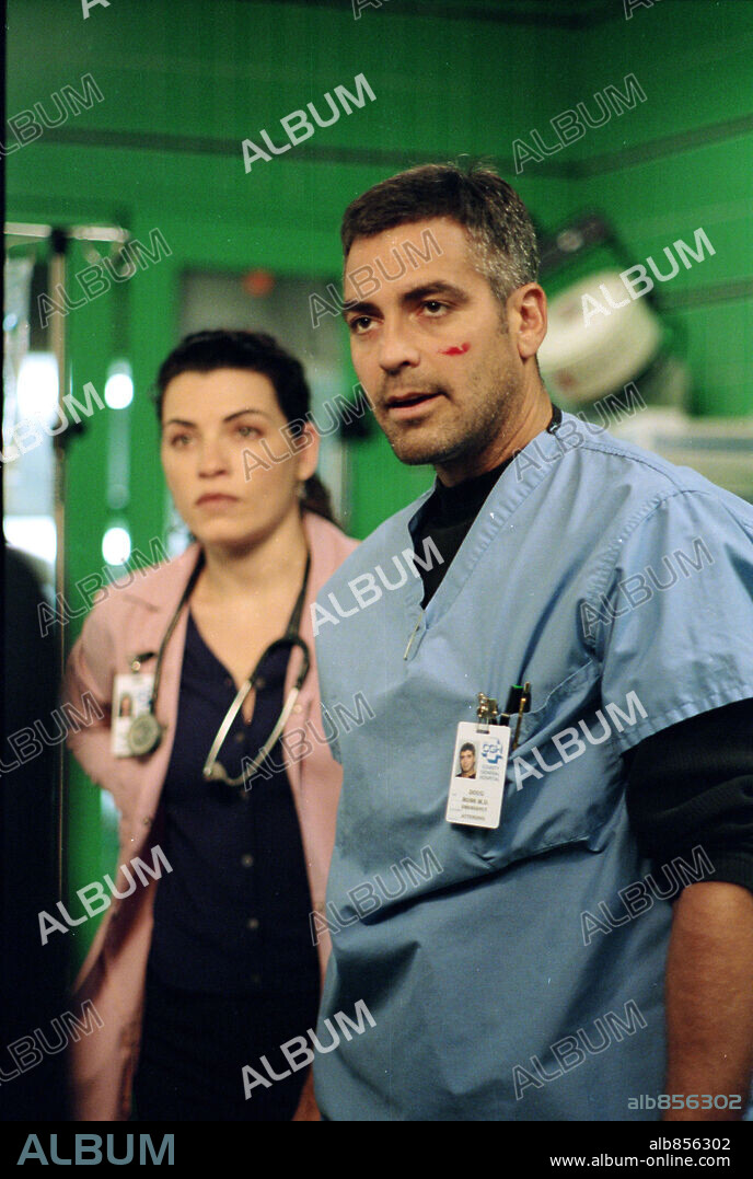 GEORGE CLOONEY und JULIANNA MARGULIES in EMERGENCY ROOM - DIE NOTAUFNAHME, 1994 (ER), unter der Regie von CHRISTOPHER CHULACK, JONATHAN KAPLAN, LESLIE LINKA GLATTER und RICHARD THORPE. Copyright WARNER BROS TV/AMBLIN TV.