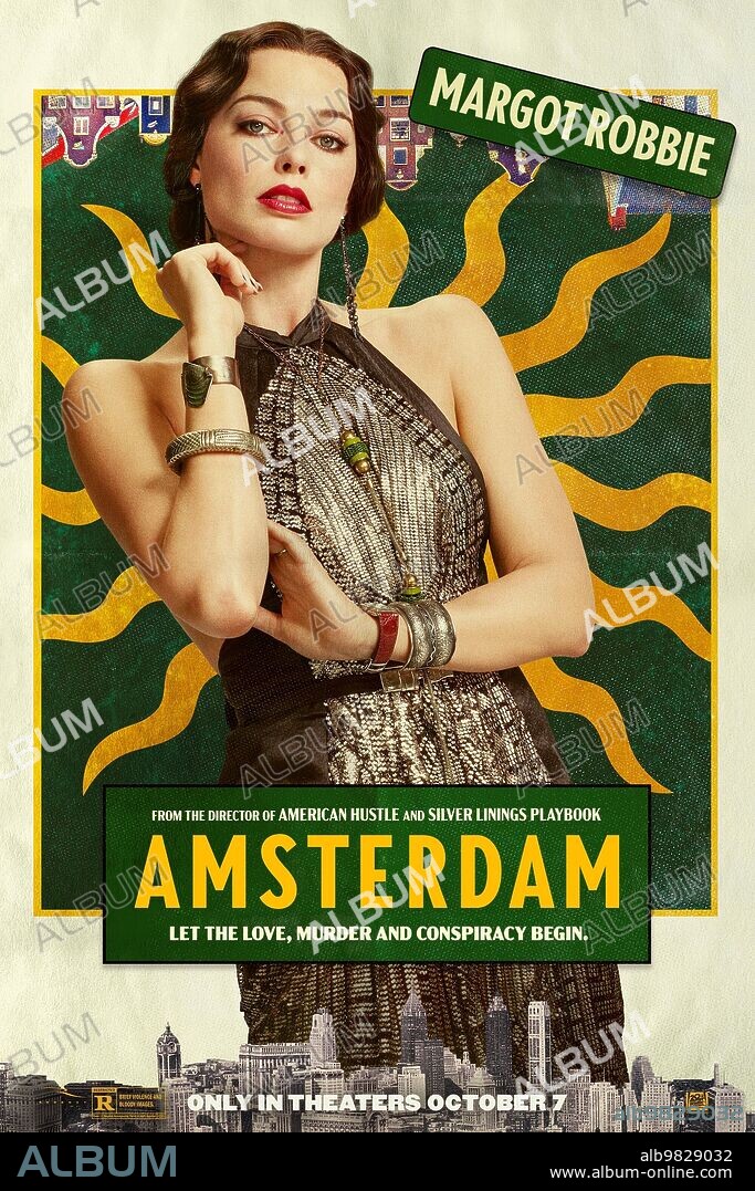 MARGOT ROBBIE en AMSTERDAM, 2022, dirigida por DAVID O. RUSSELL. Copyright 20TH CENTURY STUDIOS.