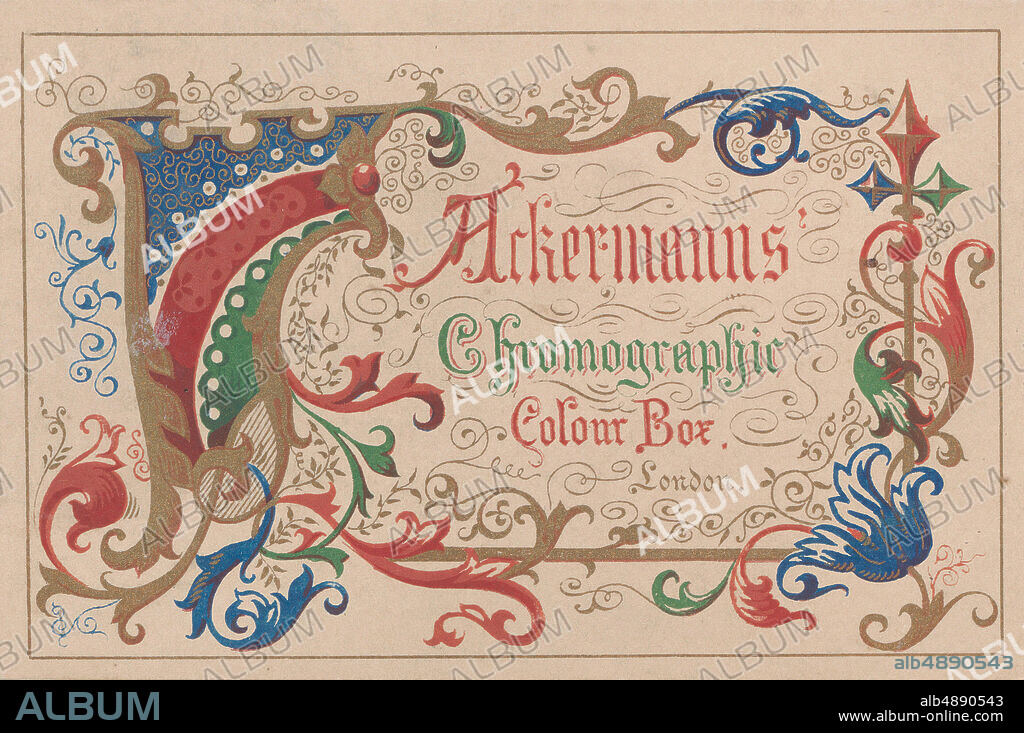 Anonymous, British, 19th century, Trade Card for Ackerman's Chromographic Colour Box, Anonymous, British, 19th century, 19th century, Commerical Lithograph, Sheet: 3 1/16 × 4 5/8 in. (7.7 × 11.8 cm).