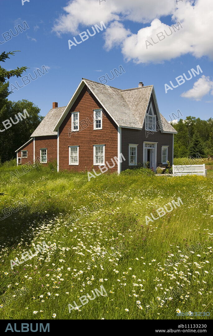 Gaspesian British Heritage Village, Gaspe peninsula, province of Quebec, Canada, North America.