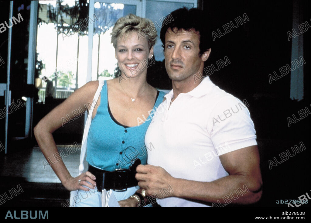 BRIGITTE NIELSEN et SYLVESTER STALLONE.