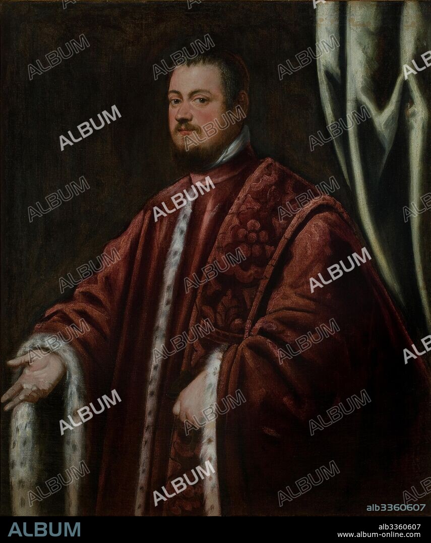 DOMENICO TINTORETTO. Portrait of Nicolò da Ponte.