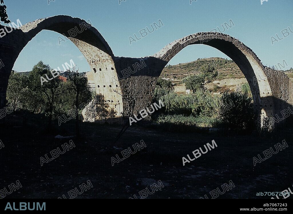 RUINAS DEL PUENTE DEL DIABLO - ROMANICO CATALAN.