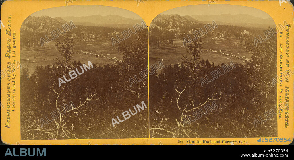 Granite Knob and Harney's Peak., Illingworth, W. H. (William H.) (1842-1893), 1874, North Dakota, Black Hills (S.D. and Wyo.).