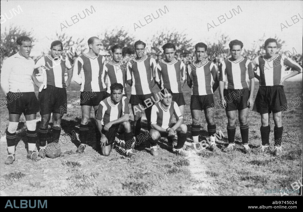 1930. Jugadores del hércules de Alicante.
