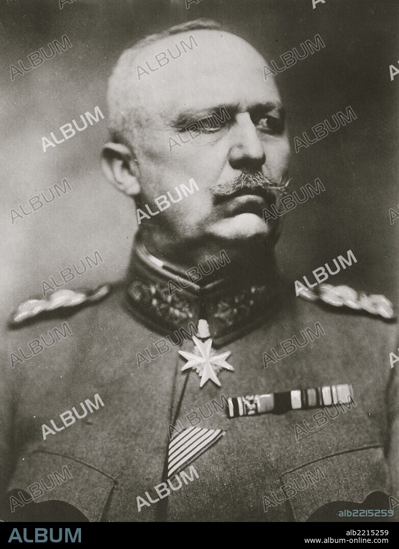 General Eric Von  Ludendorff, victor at Tannenberg.