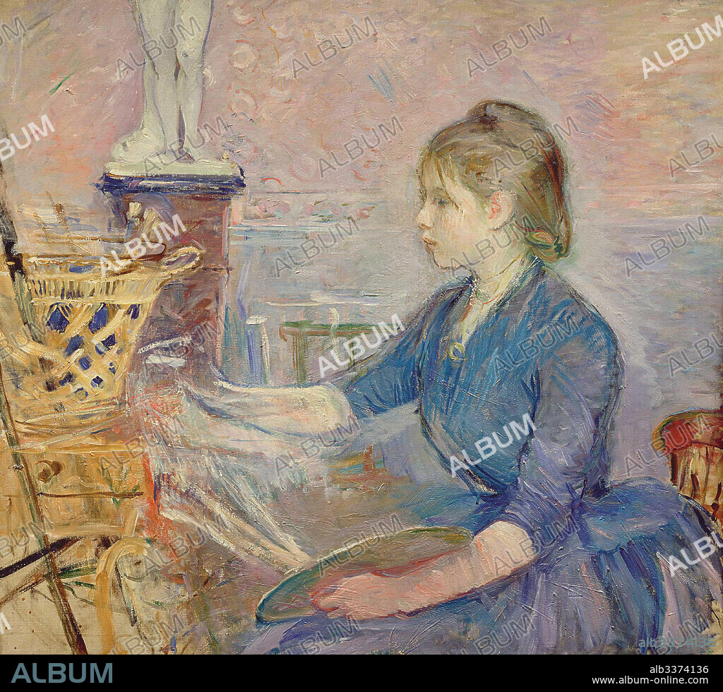 BERTHE MORISOT. Paule Gobillard painting.