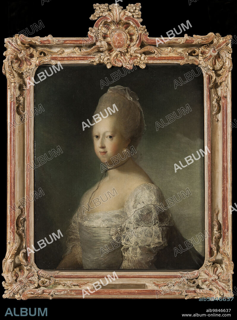 CARL GUSTAF PILO. Caroline Mathilde, Queen of Denmark, 18th century.