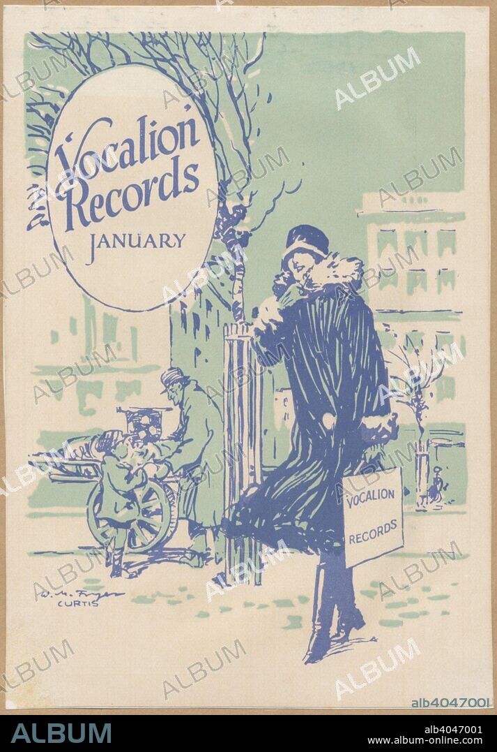 Vocalion Records Bulletin, 1920s.