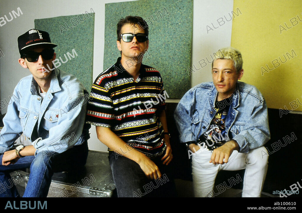 Integrantes del grupo de música rock, Radio Futura.