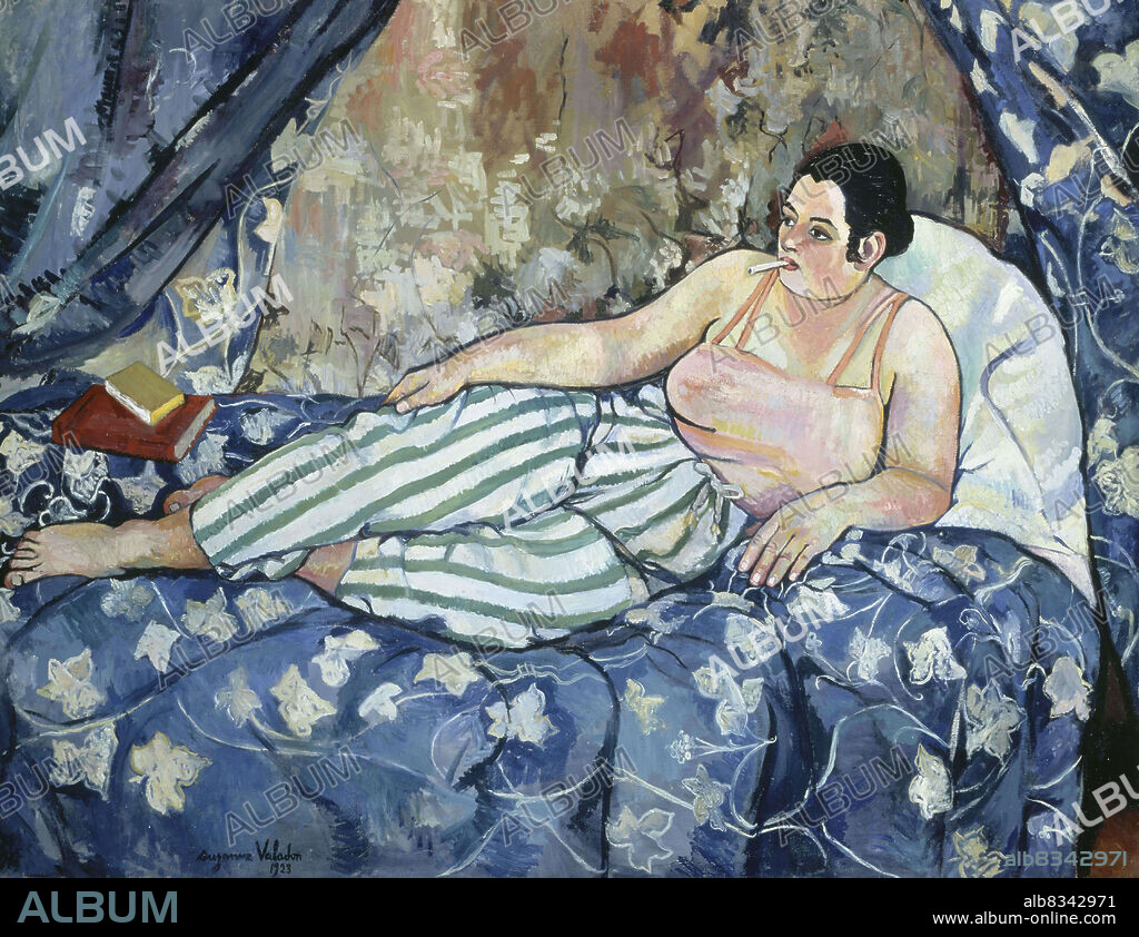 SUZANNE VALADON. The Blue Room (La chambre bleue).