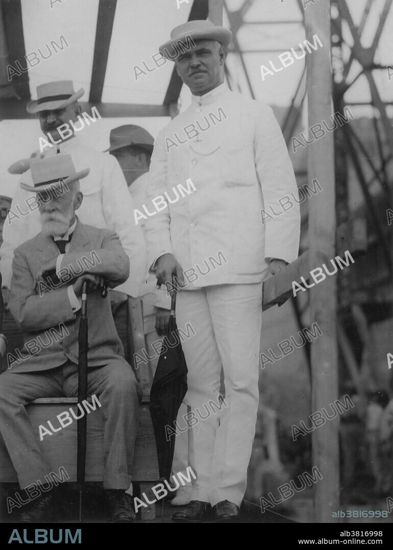 George Washington Goethals (1858-1928) was a  Major General in the United States Army officer and civil engineer, best known for being chief engineer and supervising the construction and opening of the Panama Canal. He was governor of the Canal Zone 1914-16. The Goethals Bridge between Staten Island, New York City and Elizabeth, New Jersey is named in his honor, as is the Goethals Medal.