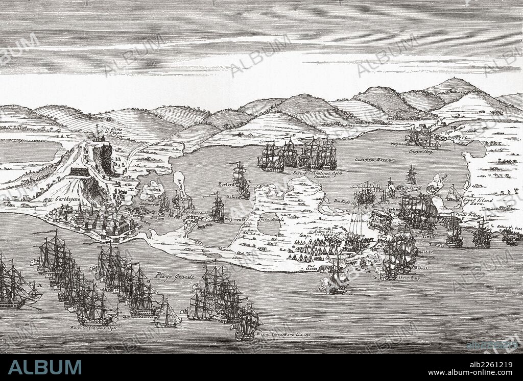 Naval Action At Cartagena De Indias.