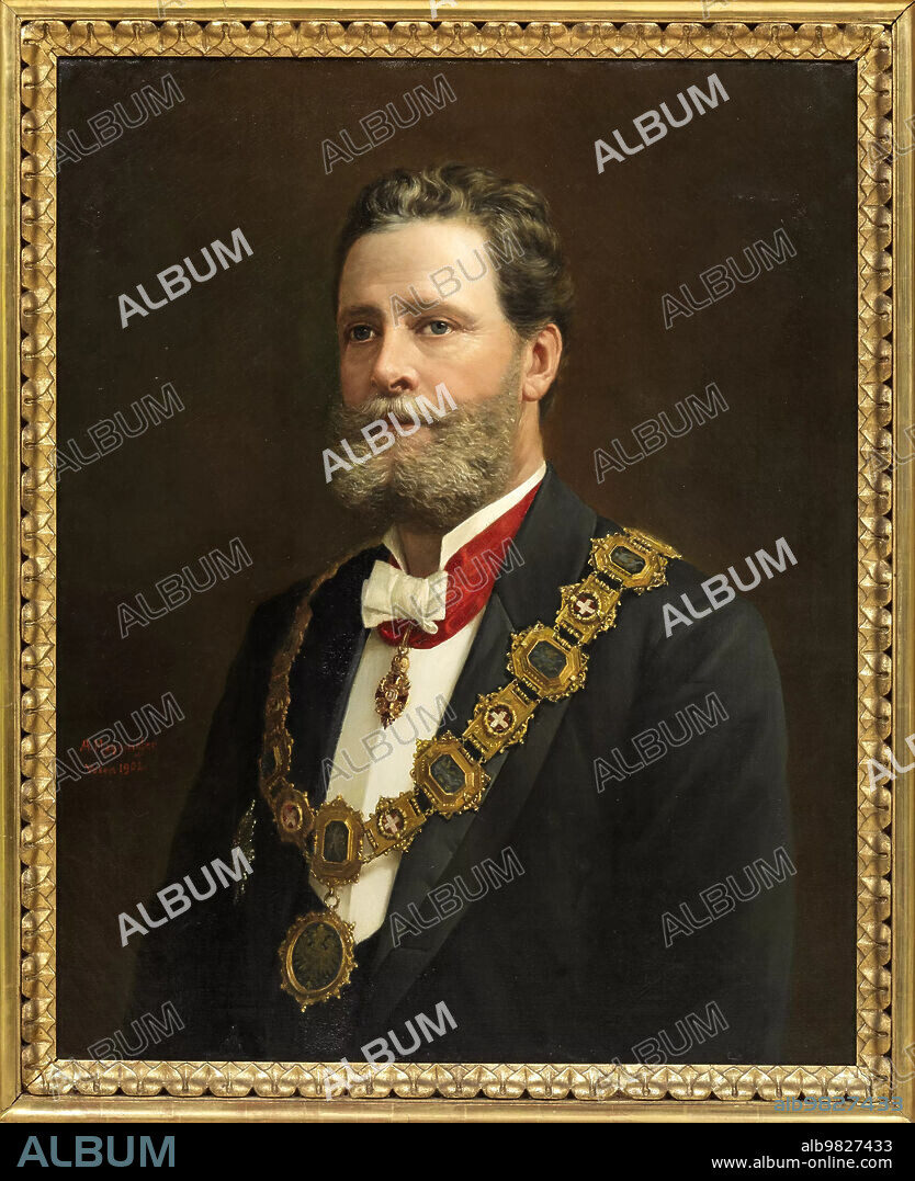 ADOLF MAYERHOFER. Portrait of Karl Lueger (1844-1910), Mayor of Vienna.