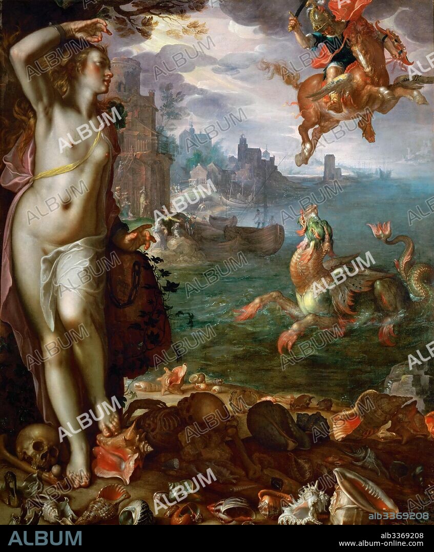 JOACHIM WTEWAEL. Perseus Freeing Andromeda.