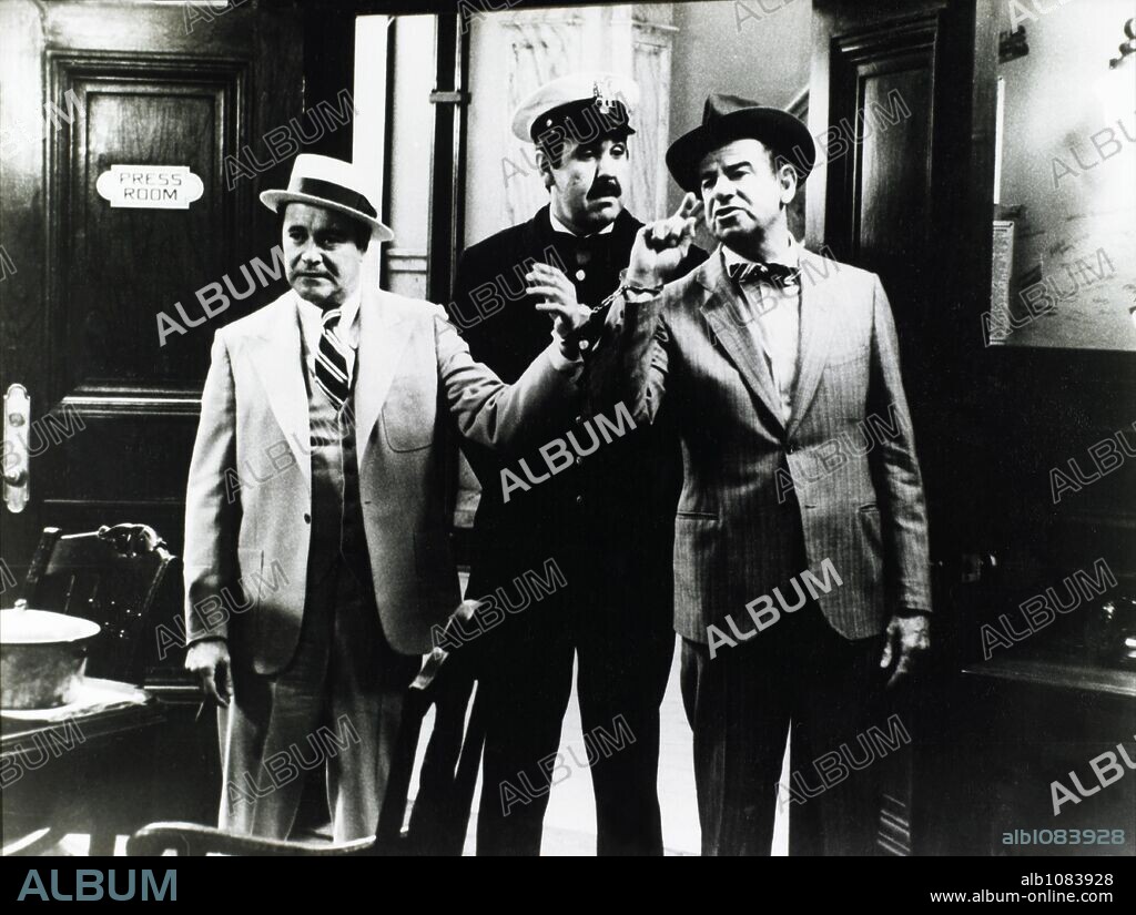 JACK LEMMON y WALTER MATTHAU en PRIMERA PLANA, 1974 (THE FRONT PAGE), dirigida por BILLY WILDER. Copyright UNIVERSAL PICTURES.