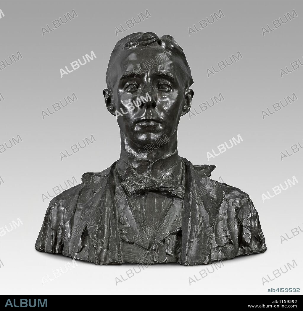 Head of Arthur Jerome Eddy. Auguste Rodin; French, 1840-1917. Date: 1898. Dimensions: H. 47.6 cm (18 3/4 in.). Bronze. Origin: France.