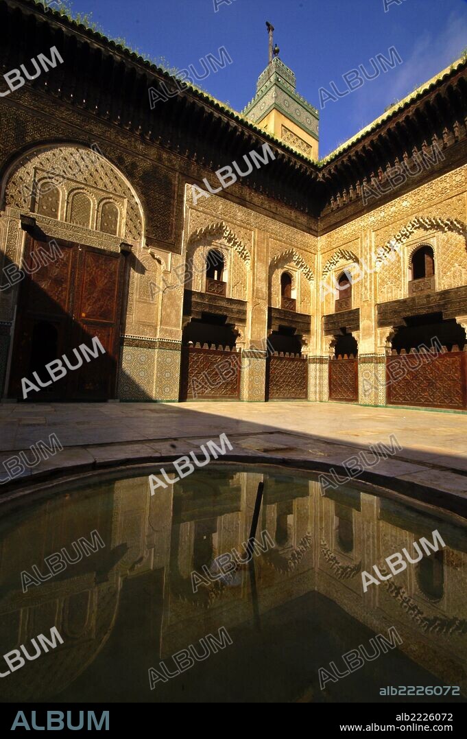 Madrasa Bou Inania(S.XIV). Fez. Marruecos. Magreb. Africa.