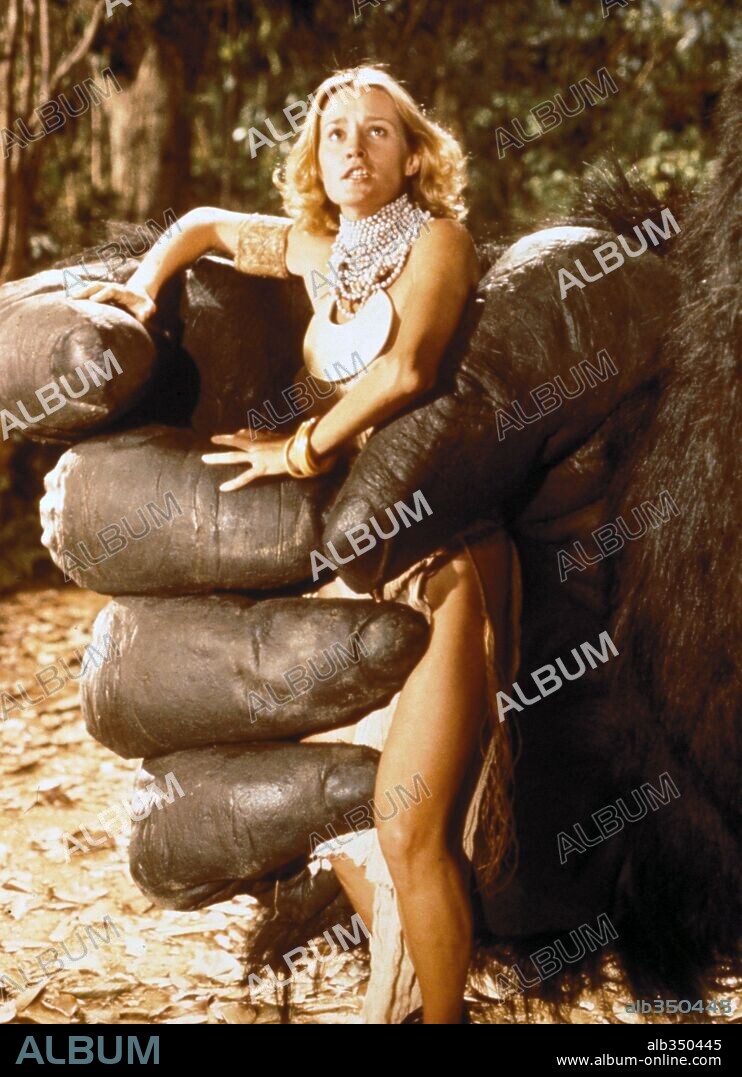 JESSICA LANGE in KING KONG, 1976, directed by JOHN GUILLERMIN. Copyright PARAMOUNT PICTURES.
