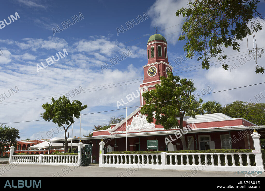 The Garrison Savannah, Clock Tower Bridgetown, Christ Church, Barbados, West Indies, Caribbean, Central America.