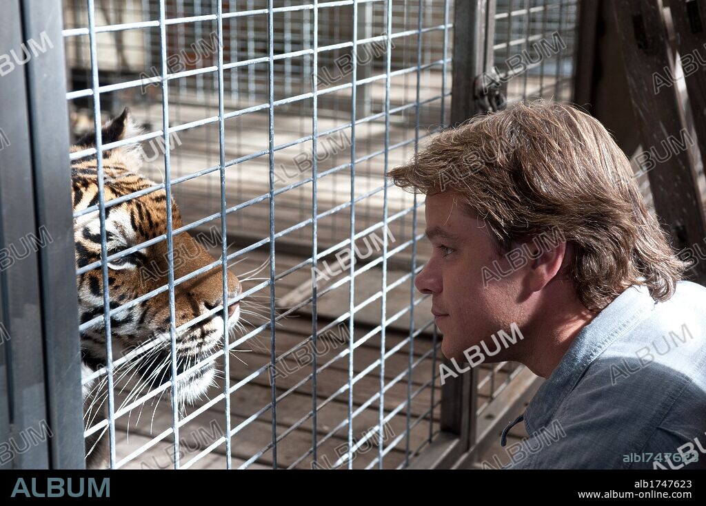 MATT DAMON en UN LUGAR PARA SOÑAR, 2011 (WE BOUGHT A ZOO), dirigida por CAMERON CROWE. Copyright VYNIL FILMS.
