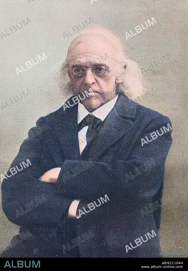 Christian Matthias Theodor Mommsen, 1817-1903, German classical scholar, historian, jurist, journalist, politician and archaeologist, Germany, Historical, digital reproduction of a 19th century original, original date not known, Europe.